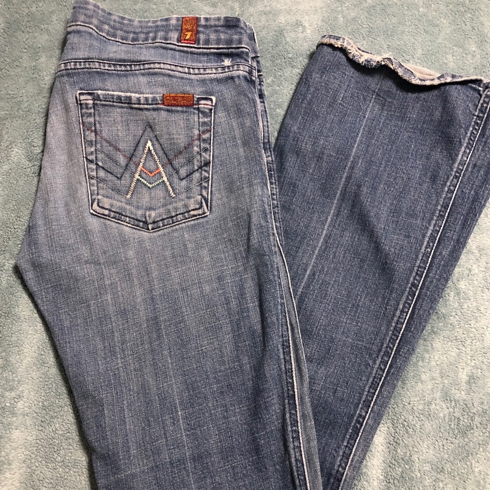 7 for All Mankind boot cut jeans